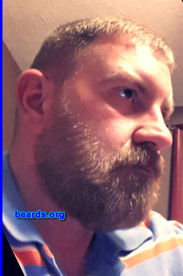 Joey
Bearded since: 2002. I am a dedicated, permanent beard grower.

Comments:
Why did I grow my beard? I wanted to see what I'd look like with a beard. I thought I looked better with a beard than without.  So I've kept one since, with the exception of an occasional goatee.

How do I feel about my beard? I wish it were fuller on the sides and that it didn't have a curl or wave to it in one spot on my right chin. Otherwise, I'm fairly happy with it.
Keywords: full_beard