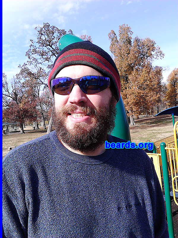 Jason E.
Bearded since: 1990s. I am an occasional or seasonal beard grower.

Comments:
Why did I grow my beard? Never had a full beard.

How do I feel about my beard? I love it!
Keywords: full_beard