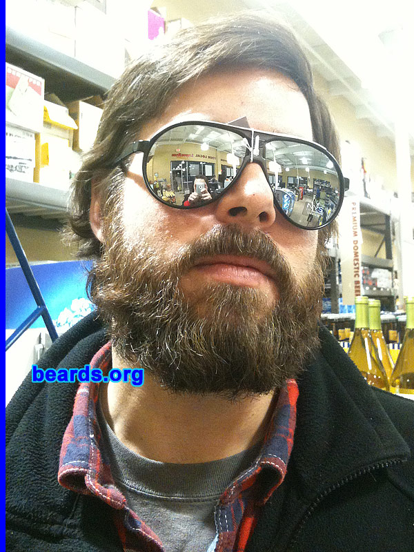 Matt M.
Bearded since: 2009. I am a dedicated, permanent beard grower.

Comments:
Started as a winter thing.  But the more and more I did that and learned how to take care it, the more and more I liked, nay loved it. Just trim it a bit in summer and let it roll during winter.

How do I feel about my beard? What kind of a question is that? I love it.
Keywords: full_beard