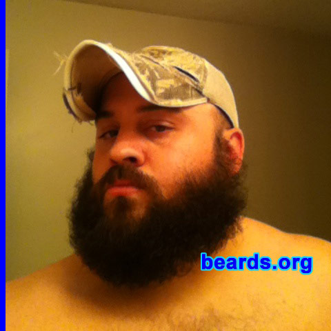 Melvin J.
Bearded since: 2012.  I am an experimental beard grower.

Comments:
Why did I grow my beard? Just got out of the Marine Corps after ten years of service and shaving and decided to grow a beard for the first time.

How do I feel about my beard? Love it!!!
Keywords: full_beard