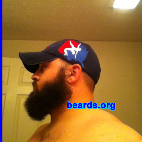 Melvin J.
Bearded since: 2012.  I am an experimental beard grower.

Comments:
Why did I grow my beard? Just got out of the Marine Corps after ten years of service and shaving and decided to grow a beard for the first time.

How do I feel about my beard? Love it!!!
Keywords: full_beard