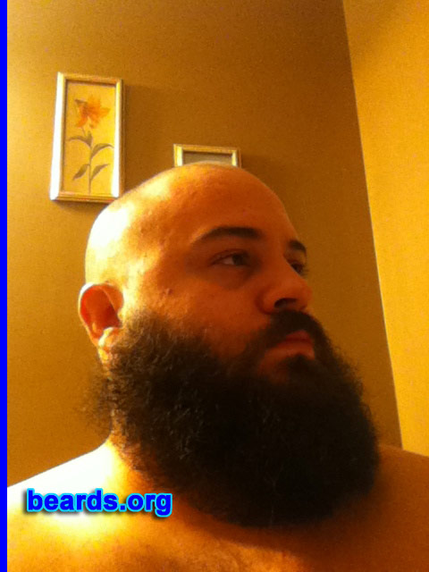 Melvin J.
Bearded since: 2012. I am an experimental beard grower.

Comments:
Why did I grow my beard? TO DO IT.

How do I feel about my beard? AWESOME.
Keywords: full_beard