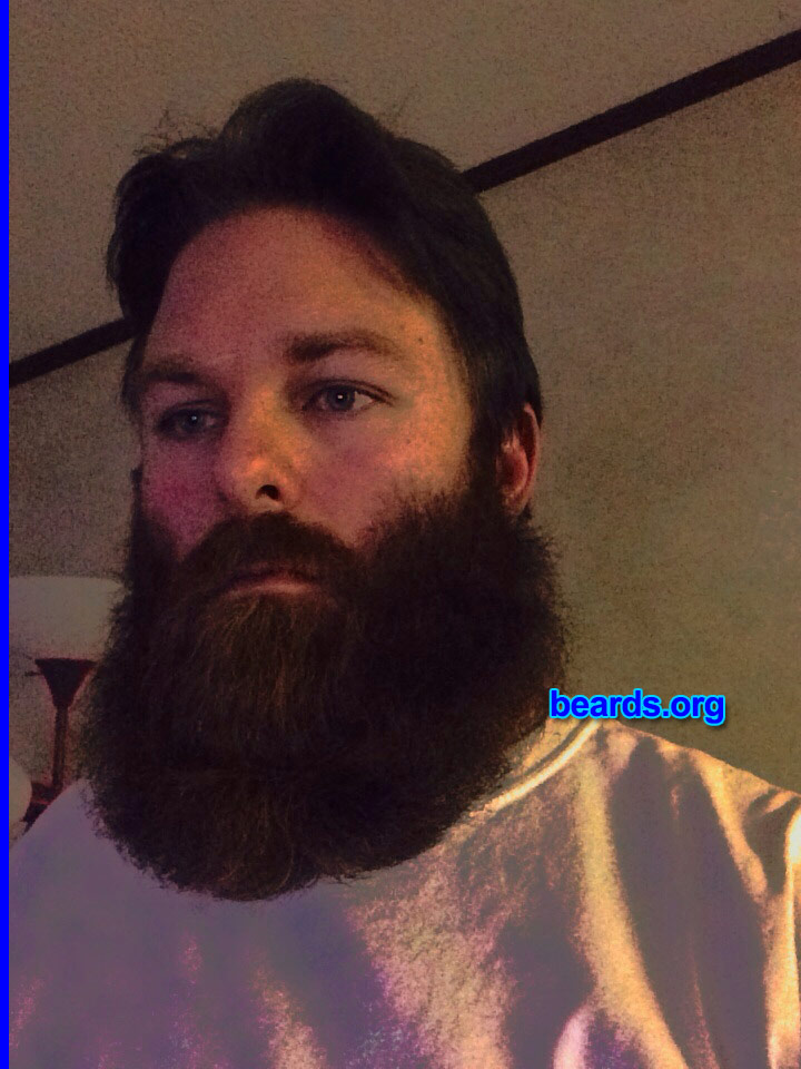 Nick
Bearded since: 2012. I am a dedicated, permanent beard grower.

Comments:
Why did I grow my beard? After shaving since I was in middle school and staying clean shaven for the Air Force, it was time.

How do I feel about my beard? Best decision ever.
Keywords: full_beard