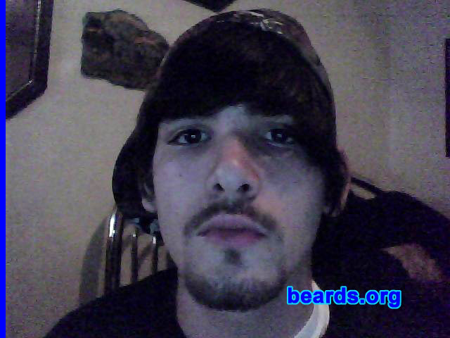 Tyler C.
Bearded since: 2004.  I am a dedicated, permanent beard grower.

Comments:
I grew my beard because it makes me look more mature.

How do I feel about my beard?  It's okay.  I wish I could grow a fuller one.
Keywords: goatee_mustache