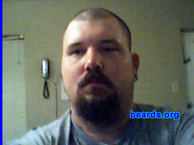 Barrett Dezendorf
Bearded since: 2006.  I am a dedicated, permanent beard grower.

Comments:
I grew my beard because I like the way I look in a beard.

How do I feel about my beard?  It's getting longer.  I love it.
Keywords: goatee_mustache