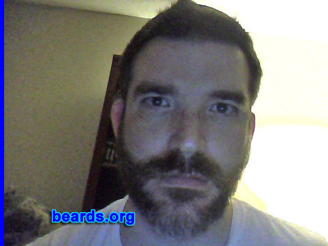 Brent
Bearded since: 2005. I am a dedicated, permanent beard grower.

Comments:
Why did I grow my beard? I feel more natural and confident with it and it gets rid of baby-face, especially now that it's becoming more grayer every day.

How do I feel about my beard? It's getting there but wish it were fuller. The gray is coming in big time now that I'm closer to forty! ha! :-)
Keywords: full_beard