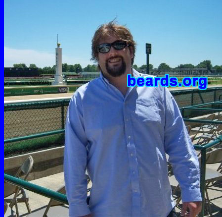 Cliff
Bearded since: 2000.  I am a dedicated, permanent beard grower.

Comments:
I grew my beard after leaving a school that required me to be clean shaven every day.

How do I feel about my beard? I am attached to it.
Keywords: goatee_mustache