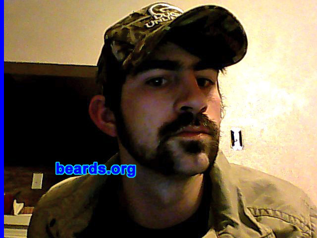 David M.
Bearded since: 2009. I am a dedicated, permanent beard grower.

Comments:
I grew my beard for deer hunting season 2009.

How do I feel about my beard? Well, it was originally grown to help my face against the elements, but it just seemed to grow on me. I've been "un-bearded" for maybe three weeks in the past three years, but I occasionally try out different styles.
Keywords: mutton_chops soul_patch