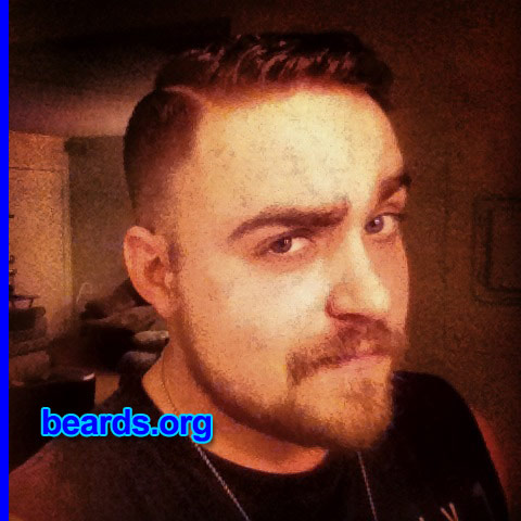 Derek
Bearded since: 2013. I am a dedicated, permanent beard grower.

Comments:
Why did I grow my beard? I was able to grow facial hair until I was almost eighteen.  Then I joined the National Guard. Soldiers are not allowed to have facial hair because of the protective masks we have to wear sometimes not being able to seal properly. So after being in the Army for seven years, I'm finally out and finally able to start growing my first beard. I'm never working in a place that requires me to shave again!

How do I feel about my beard? Love every single hair!
Keywords: full_beard