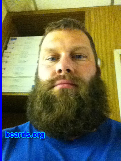Ellis B.
Bearded since: November 2013. I am an occasional or seasonal beard grower.

Comments:
Why did I grow my beard? I grow my beard every winter to keep my face warm.  I work offshore and it is nice to have.

How do I feel about my beard? I love my beard for the five to six months it is on my face I hate to let it go for summer, but always look forward for winter time to bring out the beast.
Keywords: full_beard