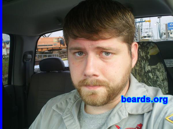 Justin
Bearded since: 2008.  I am an experimental beard grower.

Comments:
I grew my beard because...  High school didn't allow it. Army didn't allow it.

How do I feel about my beard?  It's coming along nicely.
Keywords: full_beard