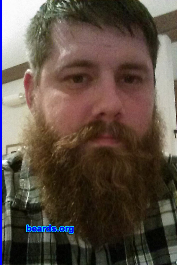 Justin G.
Bearded since: 2007. I am a dedicated, permanent beard grower.

Comments:
Why did I grow my beard? Because I have the ability and should not waste that gift!

How do I feel about my beard? It's kick-@ss. I mean really, have you seen this thing??
Keywords: full_beard