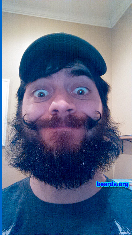 Joshua
Bearded since: October 2013. I am a dedicated, permanent beard grower.

Comments:
Why did I grow my beard? I usually have the chinstrap beard and would keep it about 1/8" - 1/4" short. It was not a planned thing, but I just decided to grow it out for the first time.

How do I feel about my beard? I'm lovin' it! I use more products on it than I do the hair on my head. To keep it healthy takes a lot of upkeep.
Keywords: full_beard