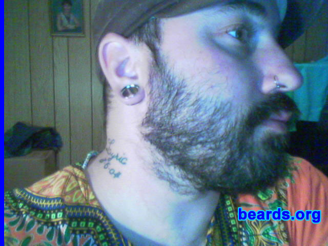 Aaron Kriner
Bearded since: 1995.  I am a dedicated, permanent beard grower.

Comments:
I just like having facial hair. I love having a beard. I just want to quit cutting it after it gets some good length. I want a long beard down at least halfway down my chest.

Pictured beard growth started on July 5, 2006.
Keywords: full_beard