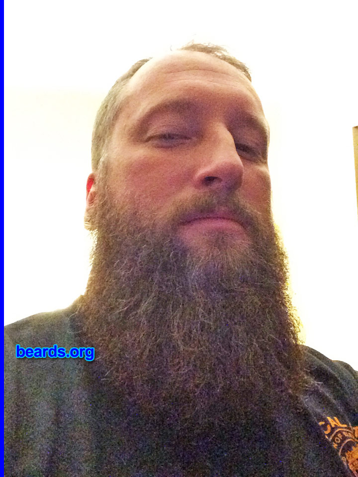 Adam
Bearded since: 1991. I am a dedicated, permanent beard grower.

Comments:
Why did I grow my beard? It's a family tradition.

How do I feel about my beard? Love it.
Keywords: full_beard