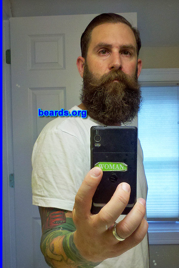 Jonathan
Bearded since: Fall 2012. I am an experimental beard grower.

Comments:
Why did I grow my beard? Used to be a "seasonal grower" with adequate trimming. After positive feedback I decided to see how it goes past seasonal.

How do I feel about my beard? Pretty enjoyable. 
Keywords: full_beard