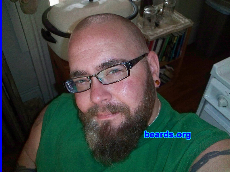 K.J. Nichols
Bearded since: 2006.  I am a dedicated, permanent beard grower.

Comments:
I grew my beard because I always loved the look.

How do I feel about my beard?  I couldn't live without it. It has become a part of me.
Keywords: full_beard