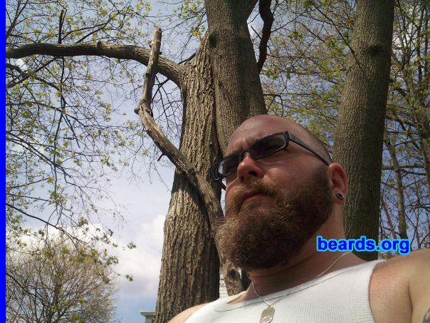 K.J. Nichols
Bearded since: 2006.  I am a dedicated, permanent beard grower.

Comments:
I grew my beard because I always loved the look.

How do I feel about my beard?  I couldn't live without it. It has become a part of me.
Keywords: full_beard