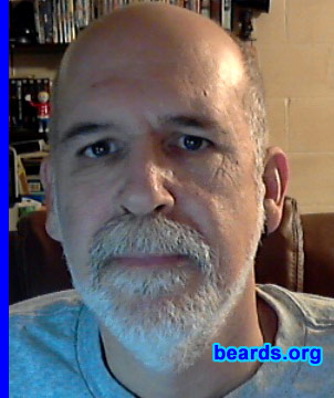 Ken P.
Bearded since: 1980.  I am a dedicated, permanent beard grower.

Comments:
I grew my beard because I wanted to try one out and I don't like shaving.

How do I feel about my beard? I like it when it's short and neat.
Keywords: full_beard