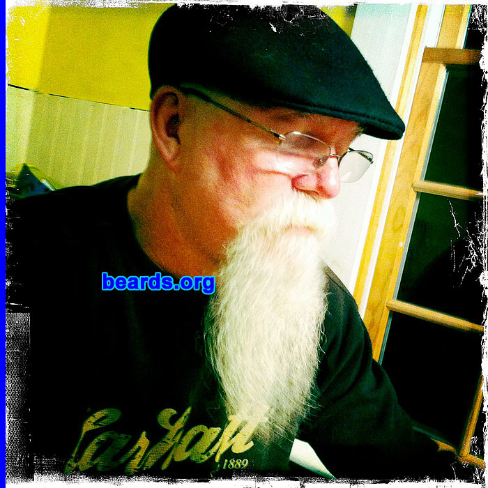 Tim B.
Bearded since: 1972, off and on. I am a dedicated, permanent beard grower.

Comments:
Born to be bearded.
Keywords: goatee_mustache