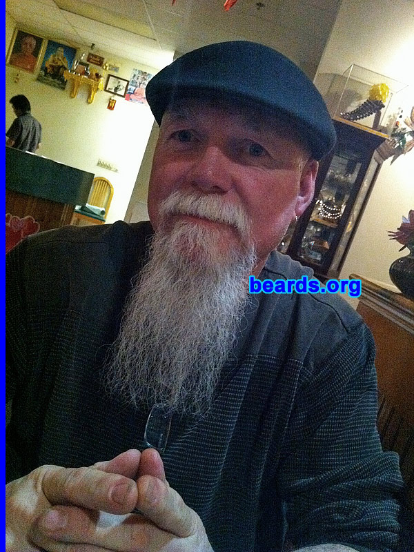 Tim B.
Bearded since: 1972, off and on. I am a dedicated, permanent beard grower.

Comments:
Born to be bearded.
Keywords: goatee_mustache