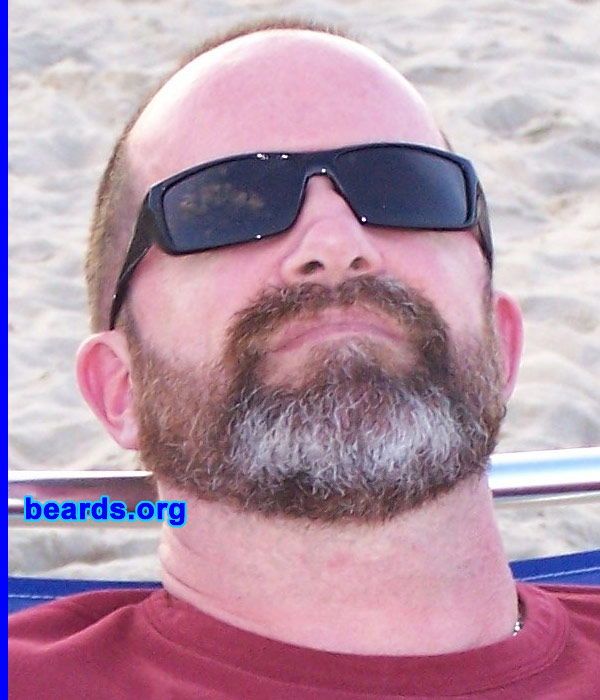 Bob J.
Bearded since: 1974.  I am a dedicated, permanent beard grower.

Comments:
In high school I started growing my beard because I could. It was awesome.  And I've had facial hair ever since.

How do I feel about my beard?  Great. Not only do I like the look, but the maintenance is easy.
Keywords: full_beard