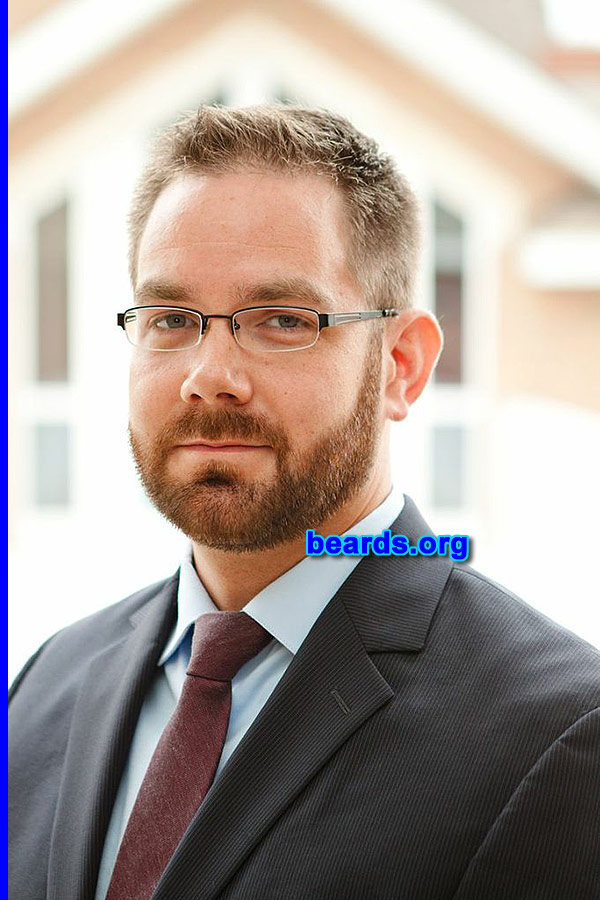 Matt
Bearded since: 2009. I am a dedicated, permanent beard grower.

Comments:
Why did I grow my beard? All men in my family have some sort of facial hair. It is a rite of passage to grow your first beard/mustache.

How do I feel about my beard? I love my beard. 
Keywords: full_beard