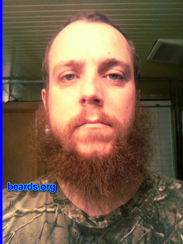 Chris
Bearded since: June 2013. I am a dedicated, permanent beard grower.

Comments:
Why did I grow my beard? Wanted to go for a new look.

How do I feel about my beard? A man and his beard are stronger than a man and his wife.
Keywords: full_beard