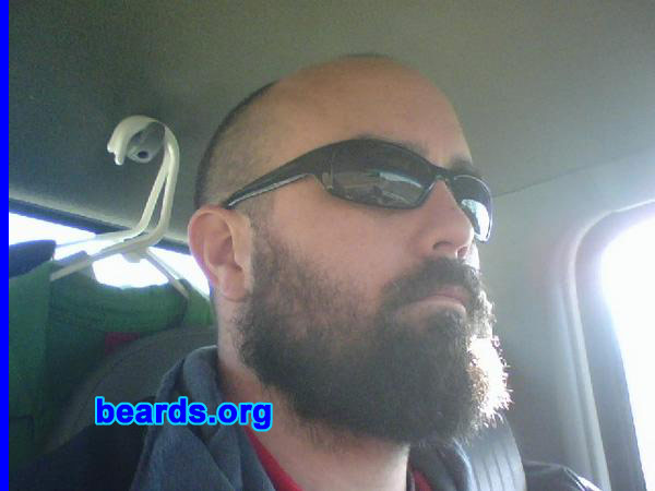 Doug
Bearded since: 2000.  I am an occasional or seasonal beard grower.

Comments:
I usually start it around August and let it grow with mild trimming until January. Then I shave it off, realize how much I miss it, and begin again. I keep it short, just past a stubble until August when I know winter is right around the corner.

How do I feel about my beard?  I love it. My wife will tolerate it, but doesn't like it when it gets too long...
Keywords: full_beard