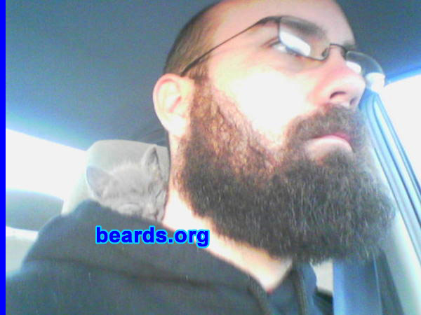 Doug
Bearded since: 2000.  I am an occasional or seasonal beard grower.

Comments:
I usually start it around August and let it grow with mild trimming until January. Then I shave it off, realize how much I miss it, and begin again. I keep it short, just past a stubble until August when I know winter is right around the corner.

How do I feel about my beard?  I love it. My wife will tolerate it, but doesn't like it when it gets too long...
Keywords: full_beard