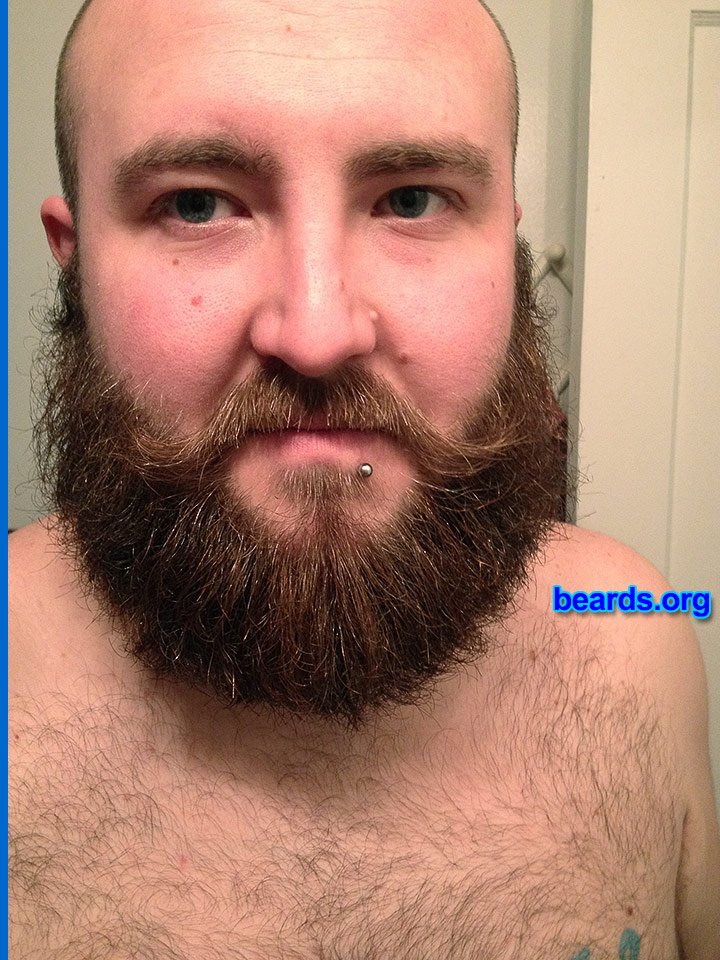 Dave H.
Bearded since: 2013. I am a dedicated, permanent beard grower.

Comments:
Why did I grow my beard? Finally allowed to due to being single! And for people's reactions! I love my beard.

How do I feel about my beard? Couldn't be happier since I finally started growing.
Keywords: full_beard
