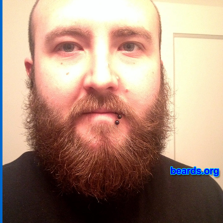 Dave H.
Bearded since: 2013. I am a dedicated, permanent beard grower.

Comments:
Why did I grow my beard? Finally allowed to due to being single! And for people's reactions! I love my beard.

How do I feel about my beard? Couldn't be happier since I finally started growing.
Keywords: full_beard