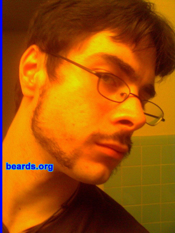 James
Bearded since: 2001.  I am a dedicated, permanent beard grower.

Comments:
I am quite short and in my teens I was often mistaken for being much younger than I actually was. Growing a beard fixed that. Besides (beard maintenance aside), I hate shaving.

How do I feel about my beard?  I think my beard is very becoming of me. I feel more attractive. I love it.
Keywords: mutton_chops