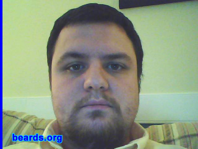 Joe
Bearded since: 2005.  I am a dedicated, permanent beard grower.

Comments:
I grew my beard because I like the way it looks.

How do I feel about my beard? Great. Wish it were a bit fuller.
Keywords: goatee_mustache