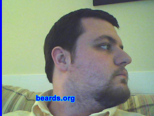 Joe
Bearded since: 2005.  I am a dedicated, permanent beard grower.

Comments:
I grew my beard because I like the way it looks.

How do I feel about my beard? Great. Wish it were a bit fuller.
Keywords: goatee_mustache