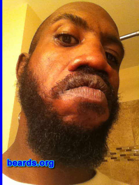 Jamel F.
Bearded since: 2012. I am a dedicated, permanent beard grower.

Comments:
Why did I grow my beard? Men were meant to grow beards.

How do I feel about my beard? Love my beard.  It's so beautiful.
Keywords: full_beard