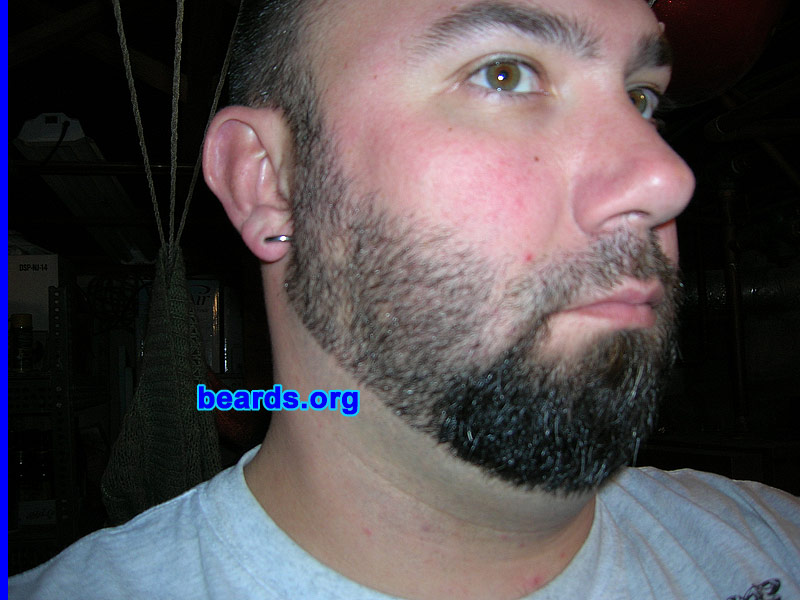 Mark
Bearded since: 2010.  I am a dedicated, permanent beard grower.

Comments:
I grew my beard because I like the warmth in the winter and it looks bad @ss!

How do I feel about my beard? It is getting a whole lot of gray!
Keywords: stubble_full_beard