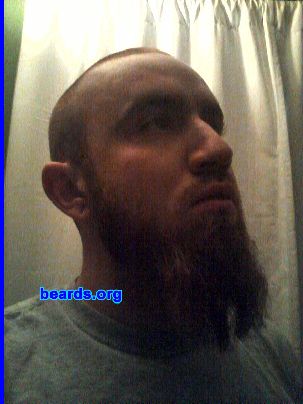Steve
Bearded since: 2009. I am a dedicated, permanent beard grower.

Comments:
I grew my beard because I have always had ease growing facial hair.

How do I feel about my beard? I am trying to go much bigger.  These pictures are only at five months and some trimming has been done.
Keywords: full_beard