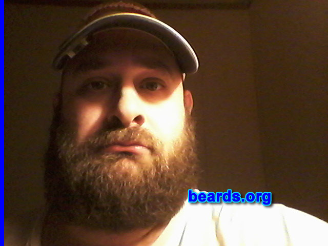Aaron
Bearded since: 2002. I am a dedicated, permanent beard grower.

Comments:
Why did I grow my beard? Because I had to shave every day in the USAF.

How do I feel about my beard? I love my beard!
Keywords: full_beard