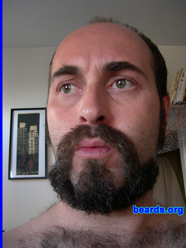 Brad
Bearded since: 1994.  I am an occasional or seasonal beard grower.

Comments:
I grow my beard often to cultivate a "tash", sometimes for sport.

How do I feel about my beard?  My beard has alway been a good loyal friend -- there when needed, and willing to sacrifice.
Keywords: goatee_mustache