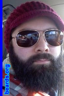 Joshua
Bearded since: 2008.  I am a dedicated, permanent beard grower.

Comments:
I grew my beard because I wanted to see how nice of a beard I could grow. In my pictures,  the first one is at a Red Sox game just before I let the beard grow...  Next is me dressed as Yukon Cornelius for Halloween 2009.  The last is a picture of me in February 2010.

How do I feel about my beard? It is awesome. I have done about twelve different styles over the years. Last winter was the first time I grew a full beard and now it is back again this winter...
Keywords: full_beard