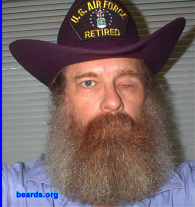 Aldon Olson
Bearded since: 1980.  I am a dedicated, permanent beard grower.

Comments:
I grew my beard because I was inspired by a picture of my great great grandfather (the Viking from Sweden).

How do I feel about my beard?  I love my beard. It is a part of me.
Keywords: full_beard