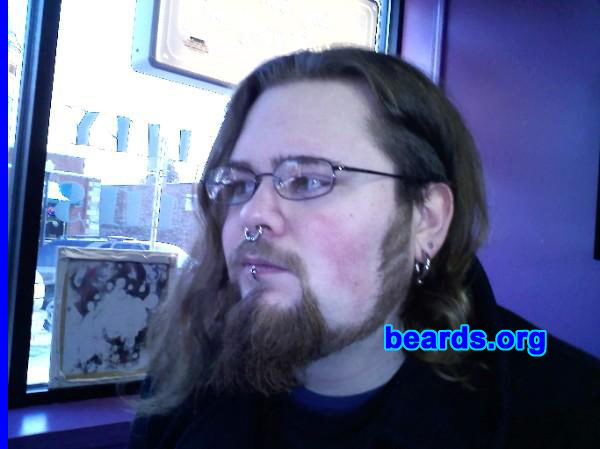 Andrew
Bearded since: 2004. I am a dedicated, permanent beard grower.

Comments:
I grew my beard because the men in my family only look good with beards.

How do I feel about my beard?  I love it! I am envious of other people's full beards, but in my job I can't exactly grow it as long as I would like.
Keywords: full_beard
