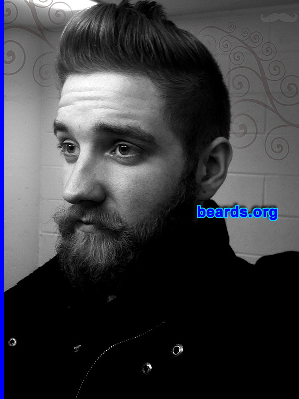 Aaron M.
Bearded since: 2012.  I am an experimental beard grower.

Comments:
Why did I grow my beard?  Well, men, I was tired of being a wuss! I have lots of Irish in my blood and I grow a thick nice beard! So I decided one day that I was going to grow a full beard and its has now been four months with this beauty! Men and women say nice things about it, but some women give me nasty looks. But if they don't like the BEARD, I don't want to talk to them anyways!

How do I feel about my beard? Great, it has been a joy and it is so amazing to wake up in the morning and not have to shave or look like a twelve year-old child who has not hit his puberty stages yet. All I can say is, I'M KEEPING THE BEARD GOING!
Keywords: full_beard