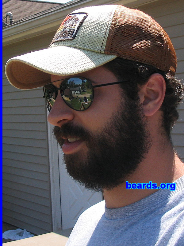 Brandon
Bearded since: 2008.  I am an occasional or seasonal beard grower.

Comments:
I grew my beard because my landlord wouldn't let me get a German Shepherd, so...

How do I feel about my beard?  I like it because it is thick and soft.
Keywords: full_beard