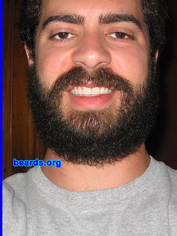 Brandon
Bearded since: 2008. I am an occasional or seasonal beard grower.

Comments:
I grew my beard because my landlord wouldn't let me get a German Shepherd, so...

How do I feel about my beard? I like it because it is thick and soft. 
Keywords: full_beard