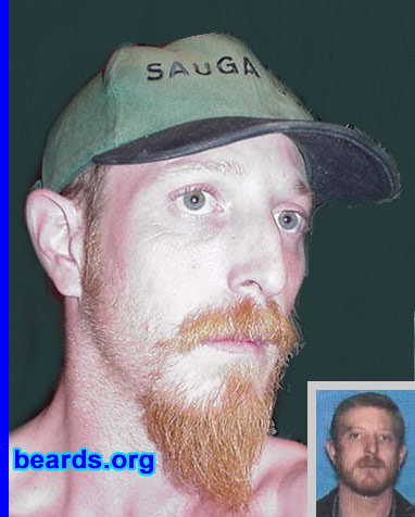 Greg
Bearded since: 1984.  I am a dedicated, permanent beard grower.

Comments:
I originally grew a beard to look older, plus I really hate to shave because of sensitive skin.

How do I feel about my beard?  I love my beard.  It actually bugs me not to have one.
Keywords: goatee_mustache