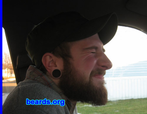 Jeremy S.
Bearded since: 2007.  I am an experimental beard grower.

Comments:
I grew my beard because I've waited 20 years to grow one!

How do I feel about my beard?  I started growing my beard out at the beginning of the year and I love it.
Keywords: full_beard