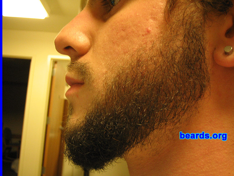 Jacob
Bearded since: November 2007.  I am an experimental beard grower.

Comments:
I grew my beard because I have always wanted to have a beard.

How do I feel about my beard?  I like my beard a lot.  I just wish my cheeks had a bit thicker hair.
Keywords: full_beard