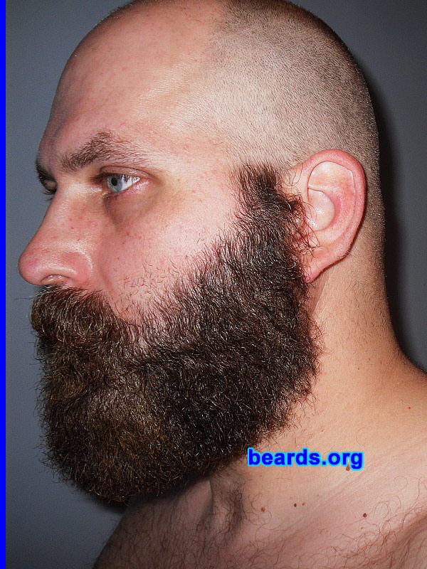 Jared H.
Bearded since: 1999. I am a dedicated, permanent beard grower.

Comments:
I grew my beard because I like how it looks on me.

How do I feel about my beard? I really dig my beard. I think it looks great.
Keywords: full_beard